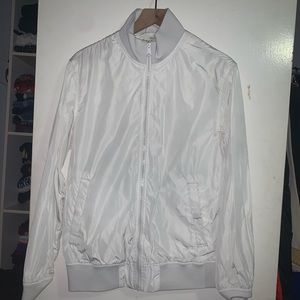 White Zip Up